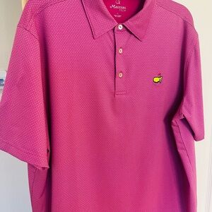 Masters Golf Tech Fuchsia Polo Shirt Men’s Large